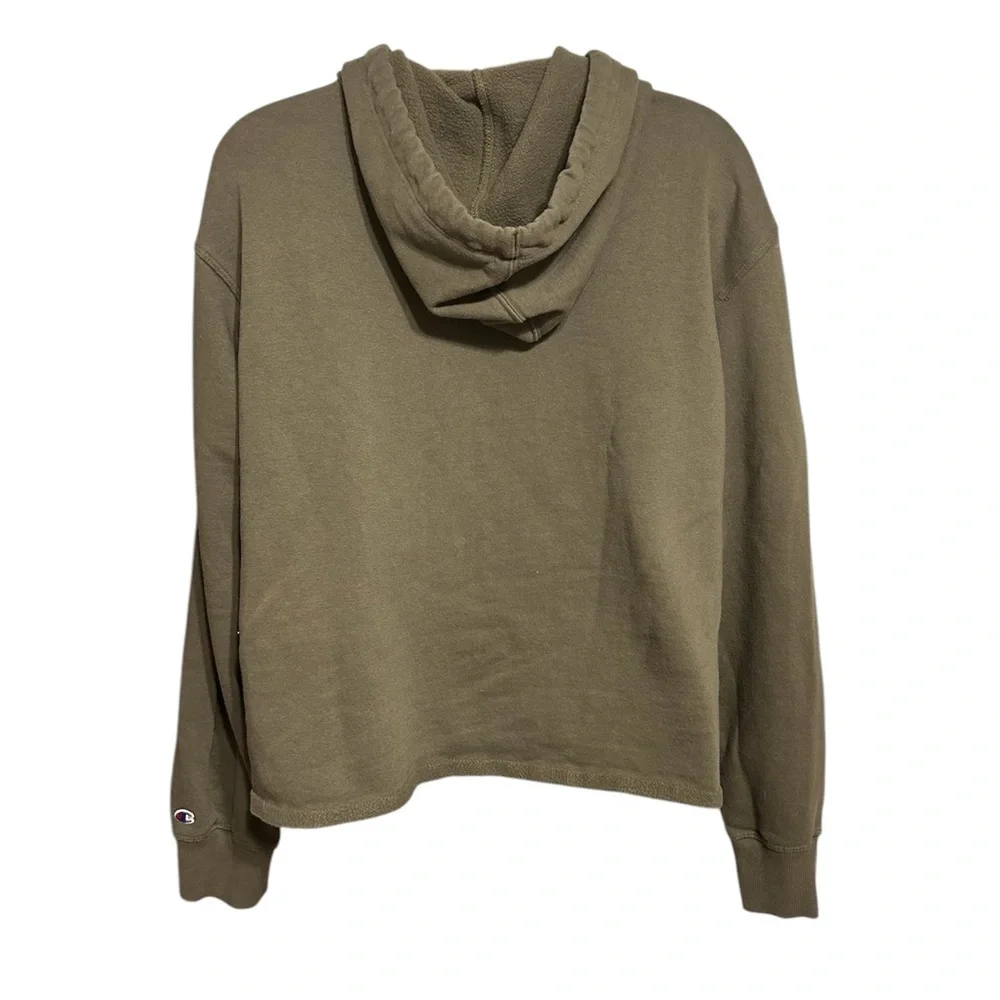 Women’s Champion Olive Green Hoodie - Picture 3 of 7